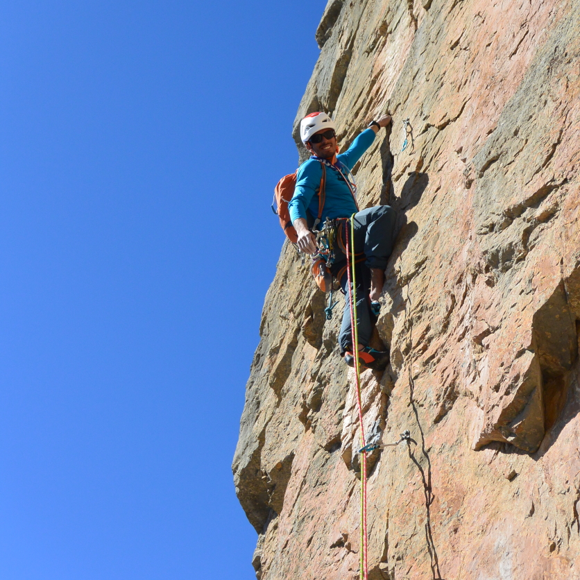 Rock Climbing in the french Alps